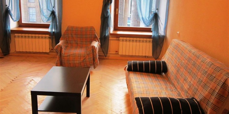2-bedroom Sankt-Peterburg Tsentralnyy rayon with kitchen for 6 persons